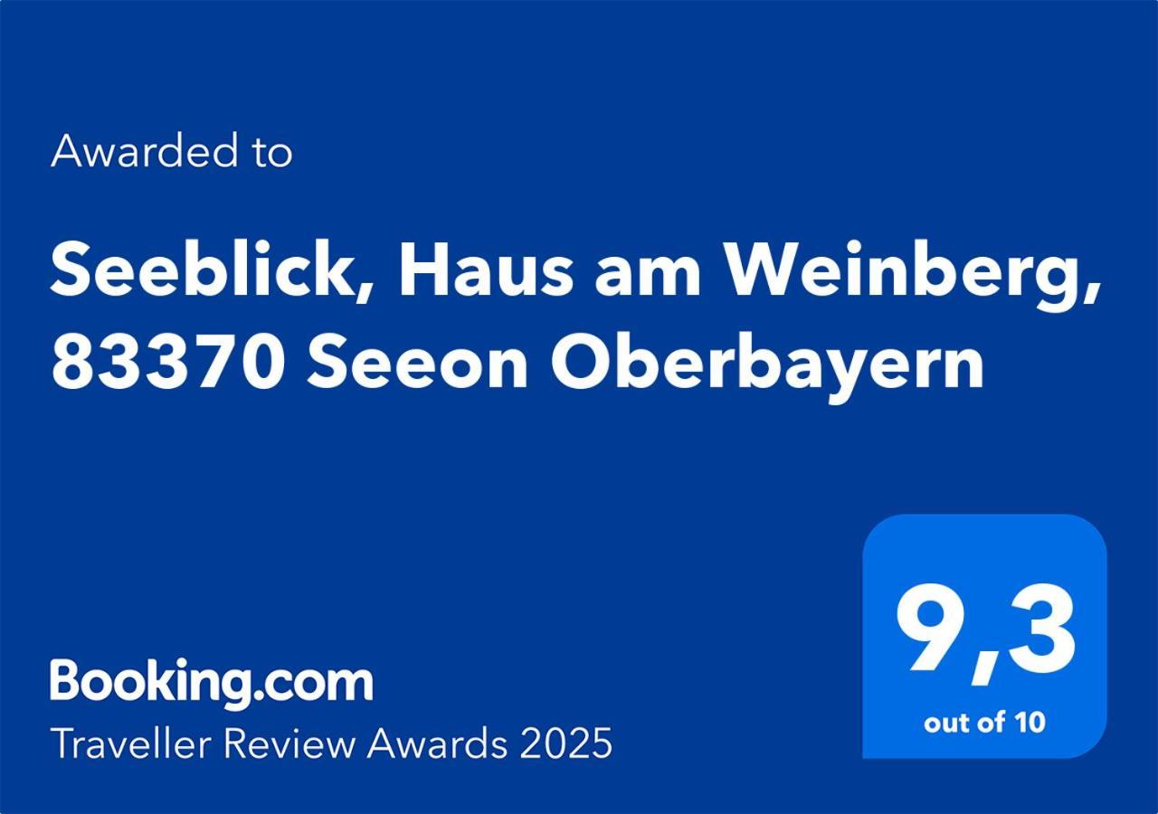 Seeblick Chiemgau, Haus Am Weinberg, 83370 Seeon Oberbayern Екстер'єр фото